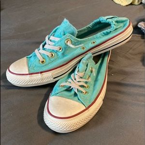 Blue slip on converse